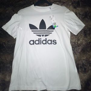 White adidas t-shirt